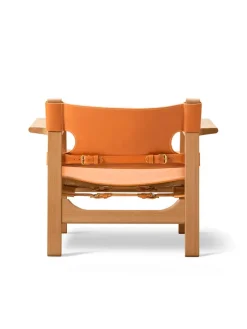 Fredericia Furniture Den Spanske Stol i cognac læder, eg lys olie af Børge Mogensen><noscript><img width=