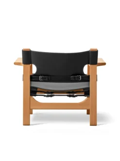 Fredericia Furniture Den Spanske Stol i cognac læder, eg lys olie af Børge Mogensen><noscript><img width=
