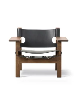Fredericia Furniture Den Spanske Stol i cognac læder, eg lys olie af Børge Mogensen><noscript><img width=