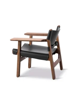Fredericia Furniture Den Spanske Stol i cognac læder, eg lys olie af Børge Mogensen><noscript><img width=