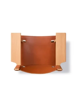 Fredericia Furniture Den Spanske Stol i cognac læder, eg olie af Børge Mogensen><noscript><img width=