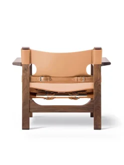 Fredericia Furniture Den Spanske Stol i cognac læder, eg olie af Børge Mogensen><noscript><img width=
