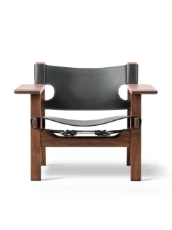 Fredericia Furniture Den Spanske Stol i cognac læder, eg olie af Børge Mogensen><noscript><img width=