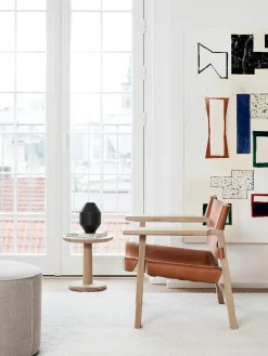 Fredericia Furniture Den Spanske Stol i cognac læder, eg sæbe af Børge Mogensen> Lænestole