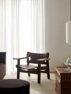 Fredericia Furniture Den Spanske Stol i cognac læder, eg sæbe af Børge Mogensen><noscript><img width=