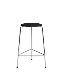 Fritz Hansen Dot Barstol, sortlakeret ask af Arne Jacobsen> Barstole