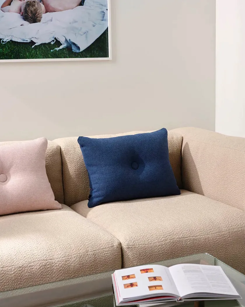 HAY Dot Cushion Linen fra> Puder Og Plaider|Puder