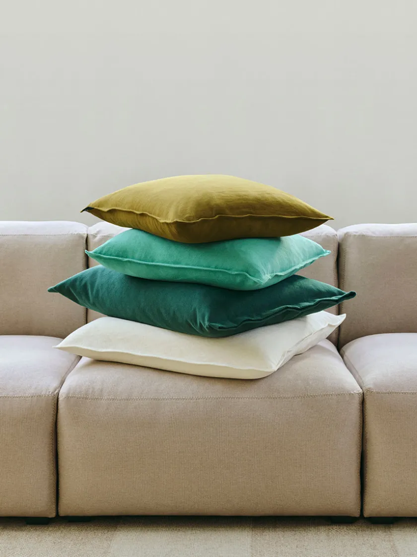 HAY Dot Cushion Linen fra> Puder Og Plaider|Puder