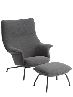 Muuto Doze Lounge Chair inkl. Fodskammel, easy leather root fra><noscript><img width=