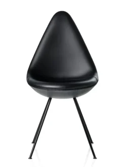 Fritz Hansen Dråben Black Edition af Arne Jacobsen> Spisebordsstole