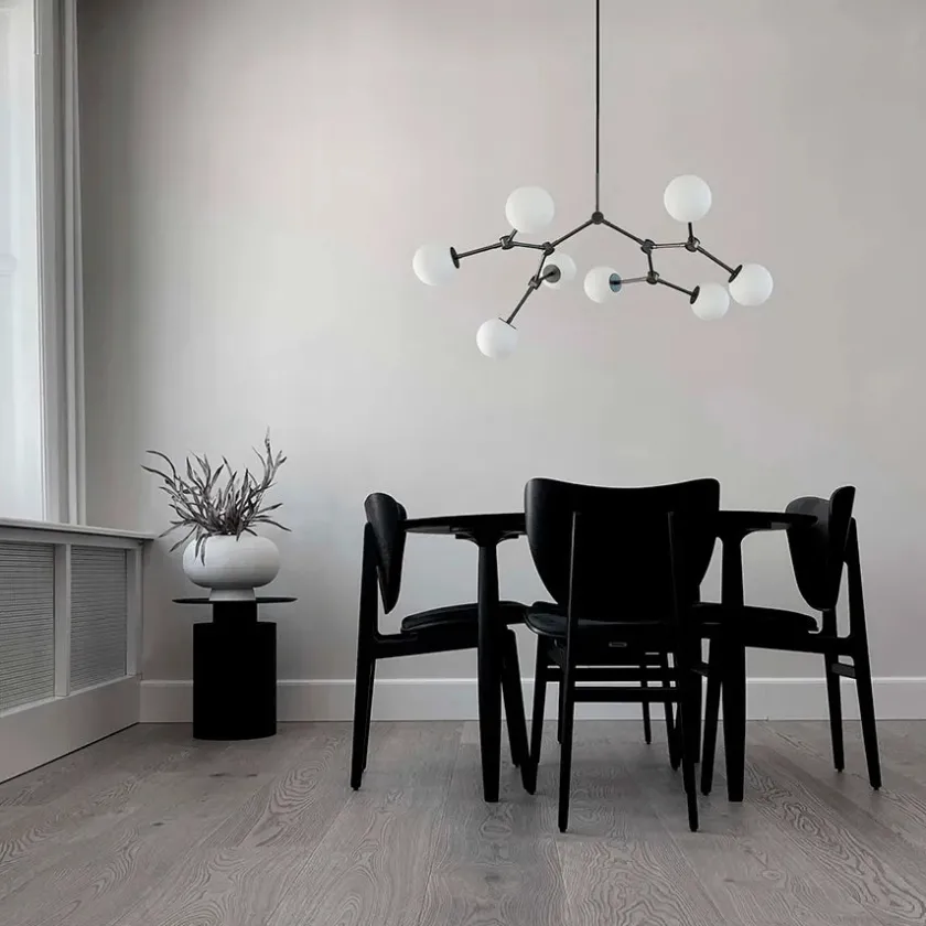 101 Copenhagen Drop Bulp Chandelier, mini grey fra> Spots|Lysekroner