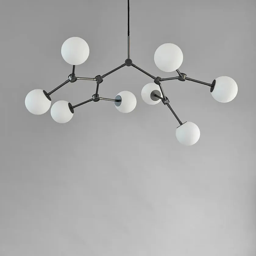 101 Copenhagen Drop Bulp Chandelier, mini grey fra> Spots|Lysekroner