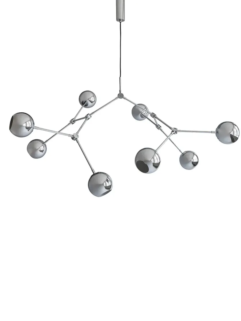 101 Copenhagen Drop Chandelier Globe, Chrome fra> Lysekroner|Spots
