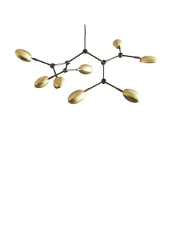 101 Copenhagen Drop Chandelier, mini brass fra> Lysekroner|Spots