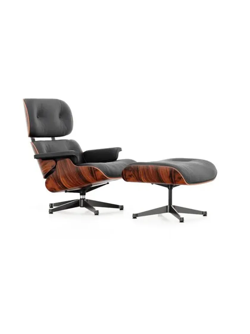 Vitra Eames Lounge Chair inkl. Fodskammel fra> Fodskamler|Lænestole