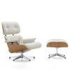 Vitra Eames Lounge Chair inkl. Fodskammel, valnød/Nubia fra> Fodskamler|Lænestole
