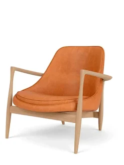Audo Copenhagen Elizabeth Lounge Chair, eg/Dunes cognac 21000 fra> Lænestole