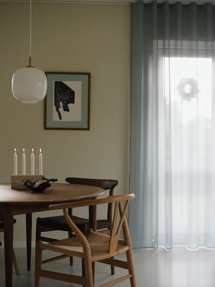 Wabi Sabi Nordic Epode Lysestage 25 cm, travertin silver fra> Gaver Til Hende|Kalenderlys & Julelysestager