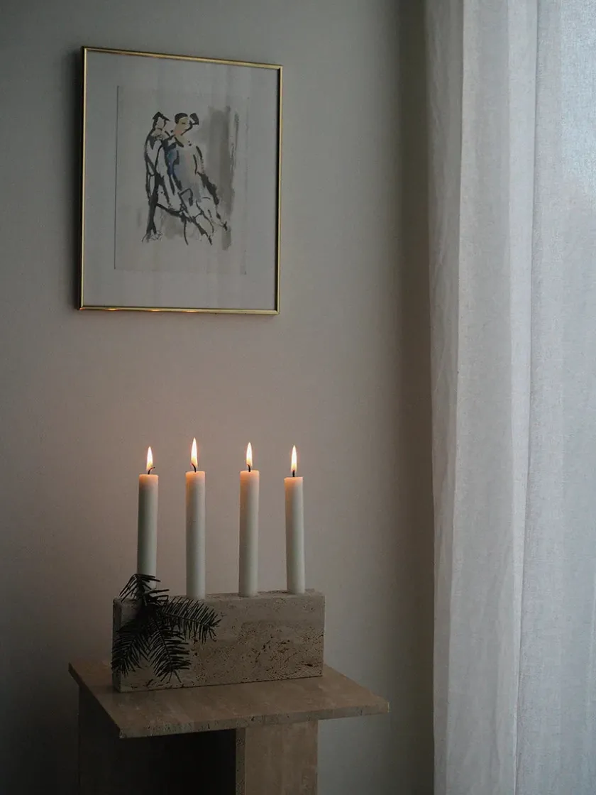 Wabi Sabi Nordic Epode Lysestage fra> Gaver Til Hende|Kalenderlys & Julelysestager