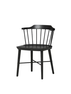Stellar Works Exchange Dining Chair, black oak fra> Spisebordsstole