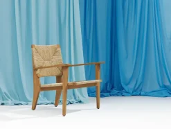 GUBI F-Chair Outdoor Loungestol fra><noscript><img width=