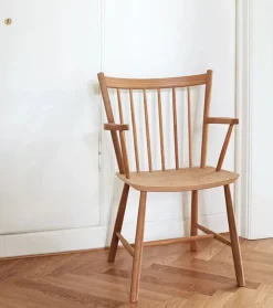 HAY FDB J42 Stol med armlæn fra> Spisebordsstole