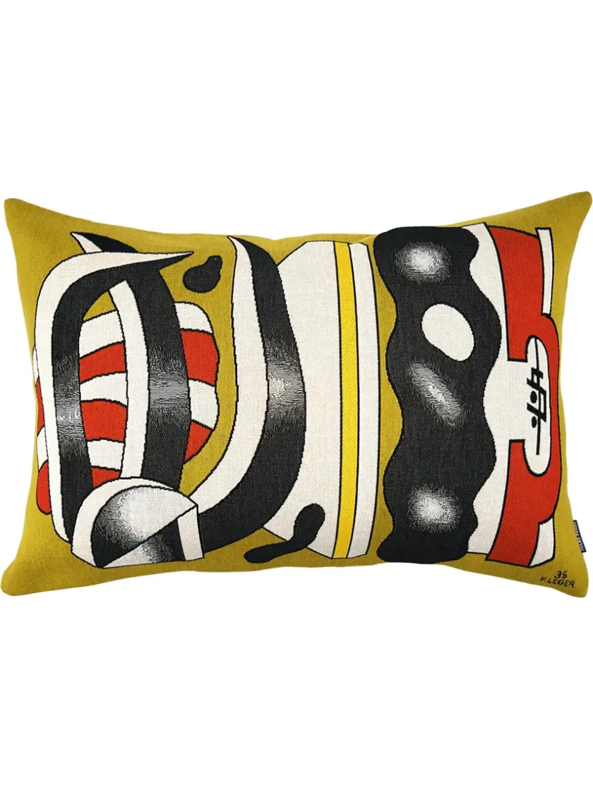Poulin Design Fernand Léger Composition A L´Alóes pude fra> Puder Og Plaider|Puder