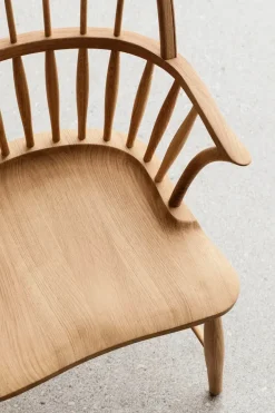 Carl Hansen & Søn FH38 Windsor Stol af Frits Henningsen> Loungestole|Lænestole
