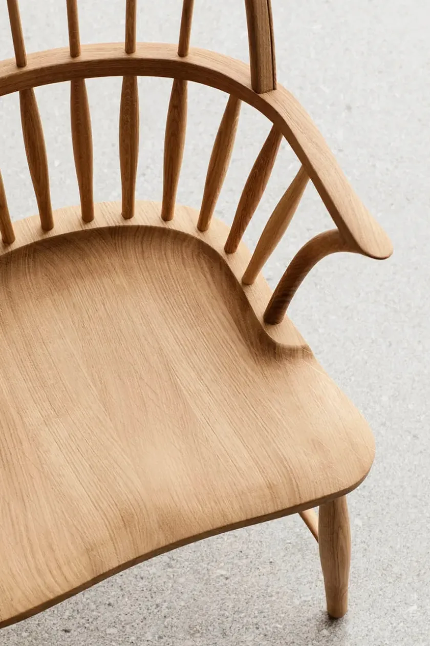 Carl Hansen & Søn FH38 Windsor Stol af Frits Henningsen> Loungestole|Lænestole
