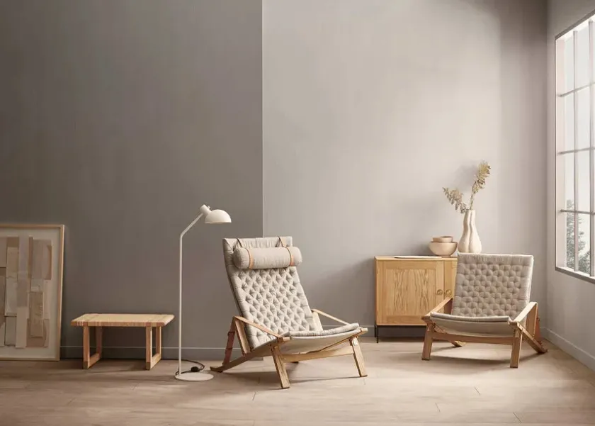 Carl Hansen & Søn FK11 Plico Chair, Low Back fra> Loungestole|Lænestole