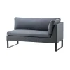 Cane-line Flex 2 pers. Modulsofa inkl. Sunbrella Hynde, venstre fra> Udendørs Loungemøbler