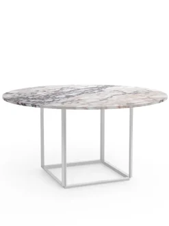 New Works Florence spisebord Ø145, white viola fra> Spiseborde
