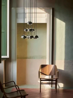 &Tradition Flowerpot Chandelier VP10, 10 pendants reversed fra> Spots|Lysekroner