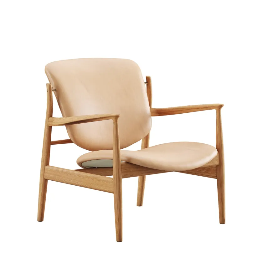 House of Finn Juhl France Chair, eg klar olie af Finn Juhl> Lænestole