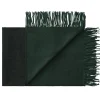 Silkeborg Uldspinderi Franja Plaid, green/black fra> Puder Og Plaider
