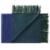 Silkeborg Uldspinderi Franja Plaid, green/blue fra> Gaver Til Ham|Puder Og Plaider