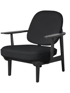 Fritz Hansen Fred Lænestol, sortfarvet ask fra><noscript><img width=