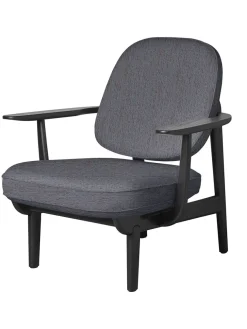 Fritz Hansen Fred Lænestol, sortfarvet ask fra><noscript><img width=