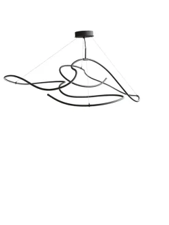 101 Copenhagen Ghost Chandelier, Big, Burned Black fra> Spots|Lysekroner