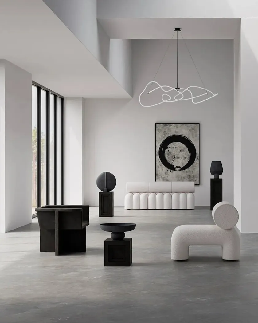 101 Copenhagen Ghost Chandelier, Big, Chrome fra> Lysekroner|Spots