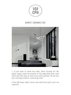 101 Copenhagen Ghost Chandelier, Big, Chrome fra><noscript><img width=