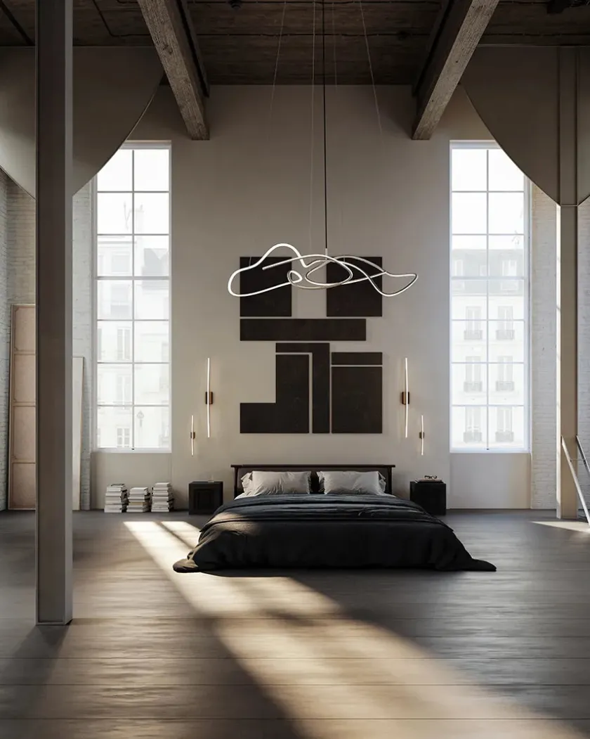 101 Copenhagen Ghost Chandelier, Big, Chrome fra> Lysekroner|Spots