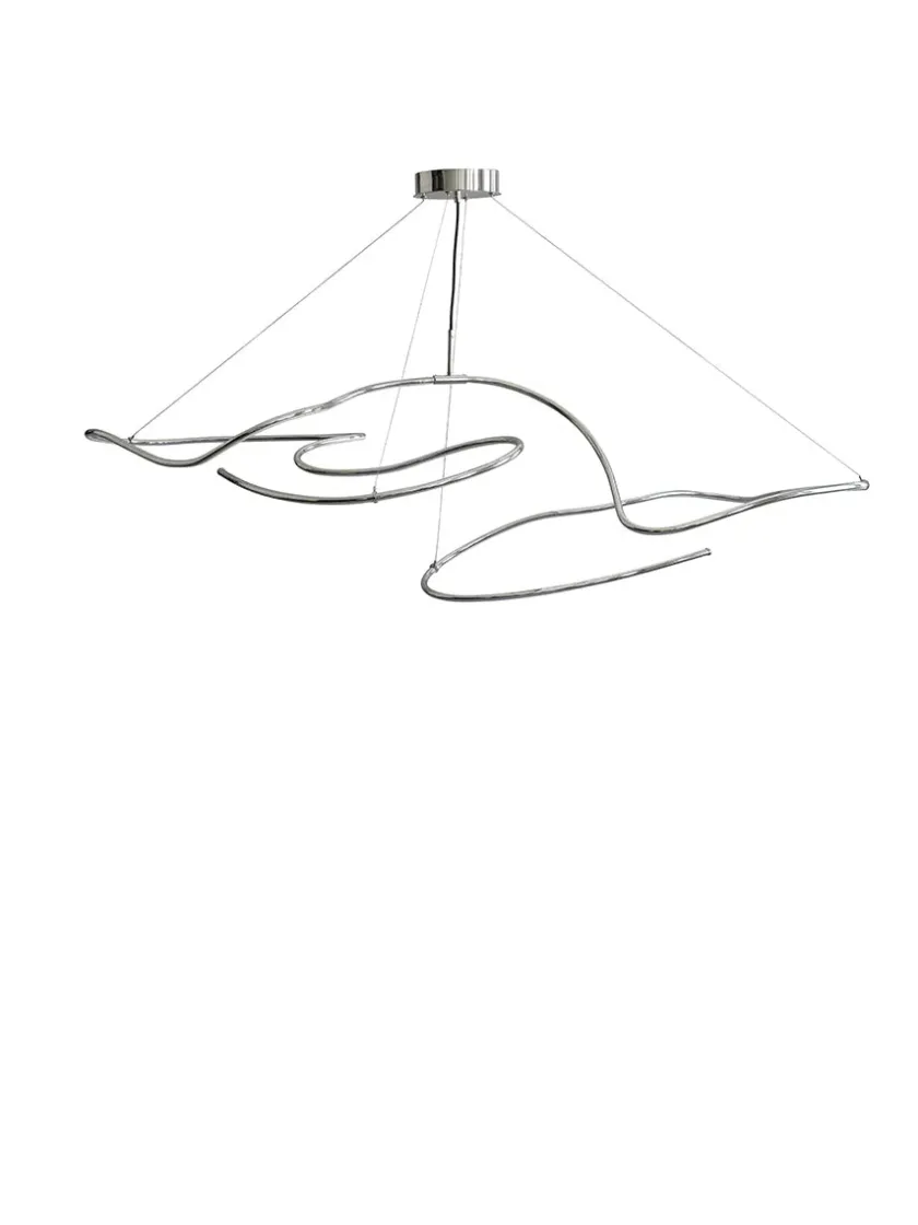 101 Copenhagen Ghost Chandelier, Big, Chrome fra> Lysekroner|Spots