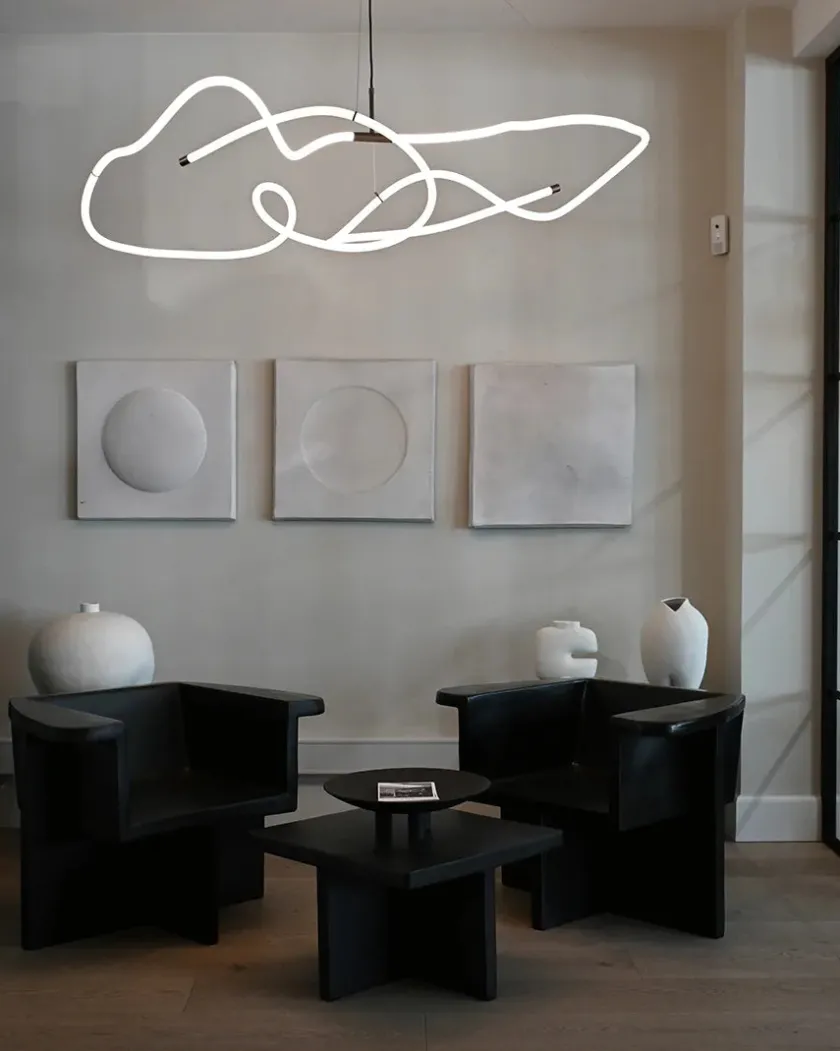 101 Copenhagen Ghost Chandelier, Big, Chrome fra> Lysekroner|Spots