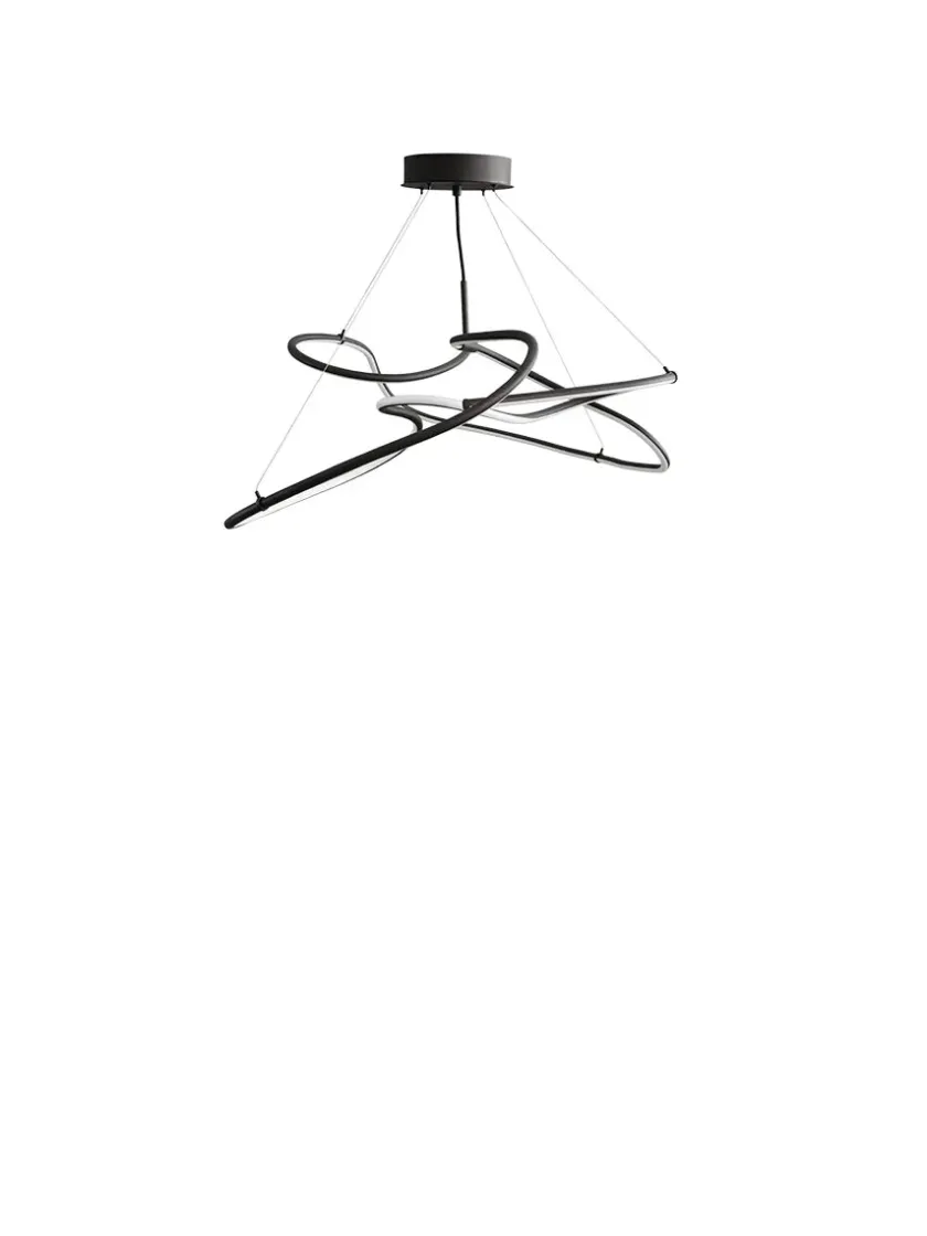 101 Copenhagen Ghost Chandelier, Mini, Burned Black fra> Lysekroner|Spots