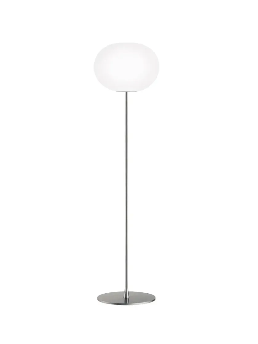 Flos Glo-Ball F, Silver Gulvlampe fra> Gulvlamper|Spots