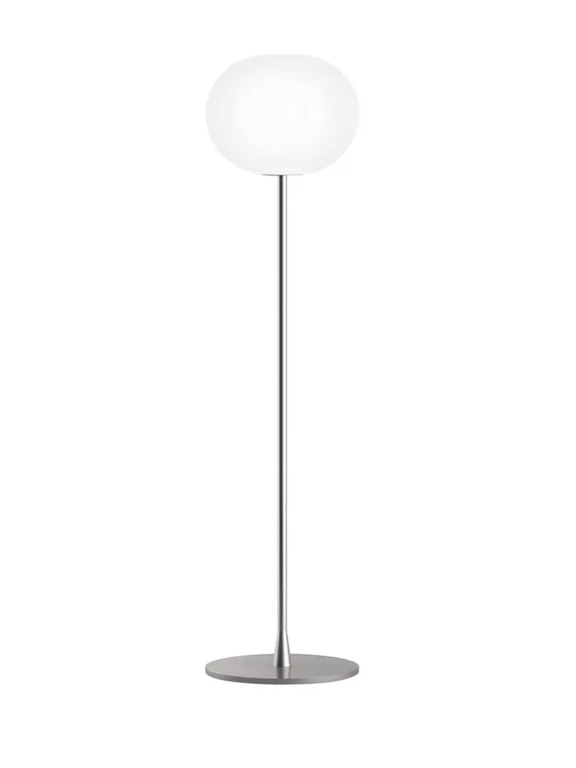 Flos Glo-Ball F, Silver Gulvlampe fra> Gulvlamper|Spots