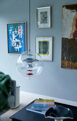 Verpan Globe, Coloured Glass pendel Ø40 af Verner Panton><noscript><img width=