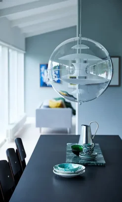 Verpan Globe, Glass pendel Ø50 af Verner Panton> Pendler|Spots