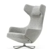 Vitra Grand Repos Lænestol, cream/dark brown fra> Lænestole